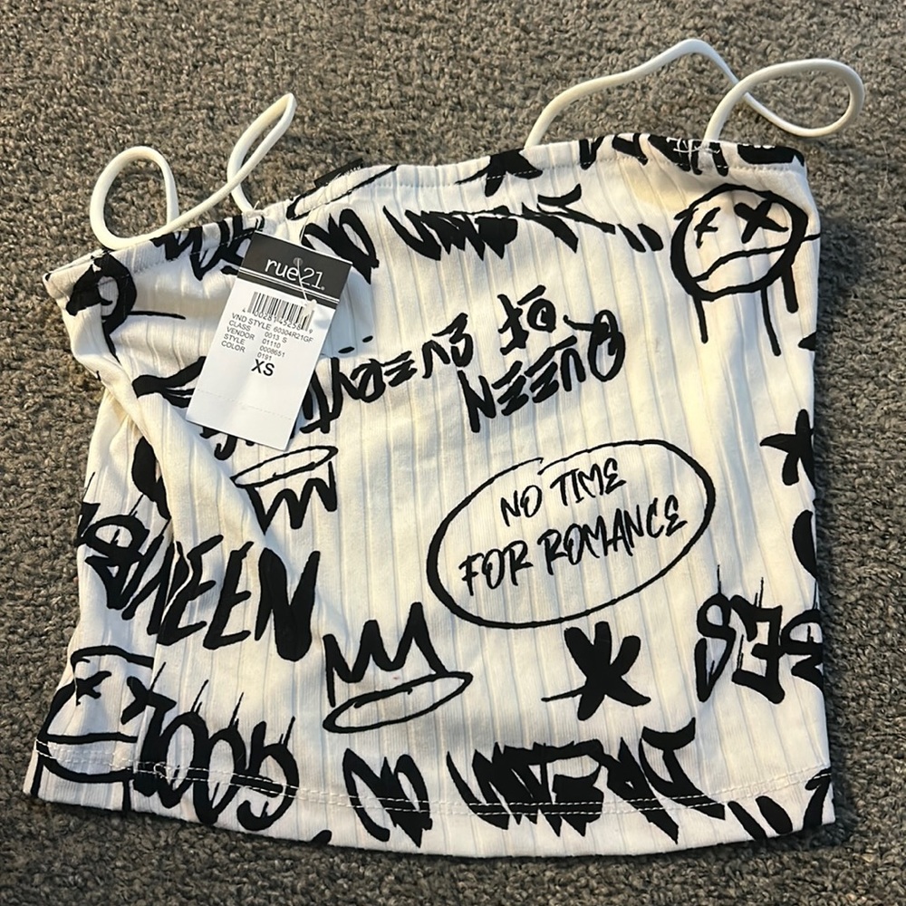 Graffiti Crop top, XS